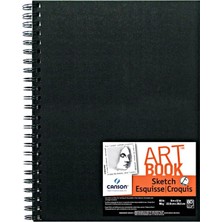 Serisi Eskiz Defteri Kağıt Pedi, Kalem ve Kömür Için, Asitsiz, Tel Ciltli, 29,5 Kg, 9 x 12 Inç, 80 Yaprak