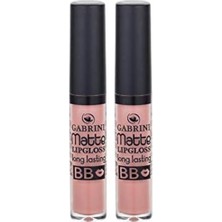 Lipgloss Mat Dudak Parlatıcısı (No: 9) (2 Paketi)