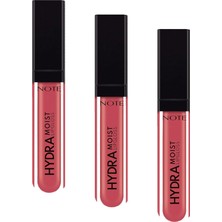 Cosmetics Hydramoist Lipgloss 07 Mellow Thought Nemlendirici Dudak Parlatıcısı, Pembe (3 Paketi)