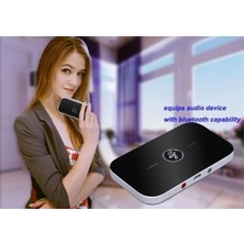 Bluetooth 5.0 2-In-1 Ses Verici ve Alıcı Adaptör – Tv Pc Araç Hoparlör Için Audio Transmitter Receiver, Aux Destekli Tx Rx Kablosuz Müzik Çevirici | ZR1137