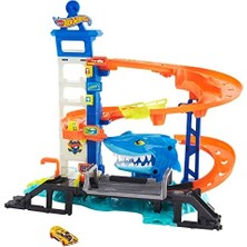 Hot Wheelsköpek Balığından Kaçış™ Oyun Seti ™ City Köpek Balığından Kaçış Oyun Seti, 4 Yaş ve Üzeri Çocuklar Için Oyuncak HDP06