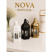 Novahediyelik Ramazan Temalı Küçük 3 Lü Gece Lambası Pilli - 13 x 6 cm