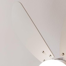 KCF280 60W 30 Inç Ahşap 6 Kanatlı Lambalı Avizeli Ipli Tavan