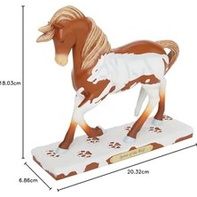 The Trail Of Painted Ponies Spirit Of The Wolf Heykelcik, 17,1 Cm, Çok Renkli
