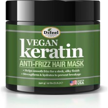Difeel Vegan Keratin Kabarma Karşıtı Saç Maskesi 340GR