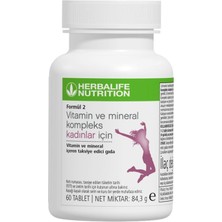 Herbalife Formül 2 Vitamin ve Mineral Kompleks Kadınlar Için 60 Tablet