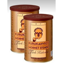 Mehmet Efendi Türk Kahvesi 250 x ( 2) ADET Teneke Kutu Ekonomik Paket