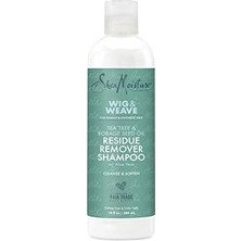 Shea Moısture Kalıntı Giderici Şampuan Sentetik ve Doğal Saç, Çay Ağacı ve Borage Tohumu Için, Sülfatsız Temizleyici Şampuan, 13 Oz