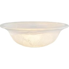 Aspen 25016-65-1, Sıva/yarı Gömme Montaj Alabaster Cam Gölge, 1/2 Inç Orta Delik, 11-3/4" Çap x 3-7/8" Yükseklik