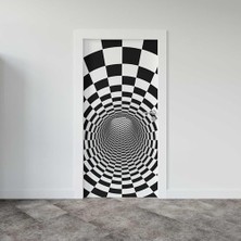 Kapı Giydirme Kapı Folyosu 3D Tünel