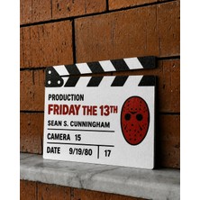 Klaket Tablo / Duvar Dekoru - Friday The 13TH (13.cuma)