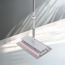 One Click Mop Paleti 4xl Büyük Palet 32CM, 8 Adet Bez Hediyeli, Asansörlü Mekanizma Çok Pratik, Tembel El Değmeden Islak Havlu ve Bez Kullan At Otomatik, Kullan At Bezlerin Hepsine Uyumludur.