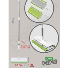 One Click Akıllı Mop Paleti Xl 32CM Tembel Mop El Değmeden Islak Havlu ve Bez Kullan At Otomatik DGT-101