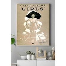 (PSTER16096) Girls Kanvas Tablo 50 x 70
