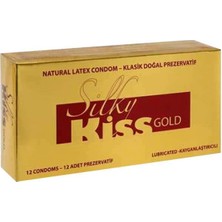 Silky Kiss Gold Kayganlastiricili Prezervatif 12 Adet