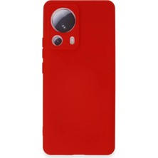 Sora Home Newface Xiaomi Mi 13 Lite Kılıf Nano Içi Kadife Silikon - Kırmızı