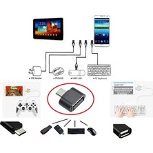 General USB To Micro USB Ye Dönüştürücü - Klavye Mouse Joystick Telefona Bağlama