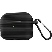 Sora Home Newface Apple Airpods Pro 3 (3.nesil) Raven Silikon Kılıf - Siyah