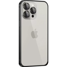 Sora Home Joko Apple iPhone 15 Pro Max Metal Bumper Mat Kapak - Siyah