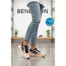 United Colors Of Benetton Pudra Bağcıklı Hafızalı Taban Kadın Spor Ayakkabı BNI-11050 G