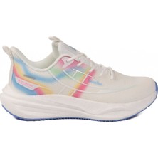 United Colors Of Benetton Beyaz Bağcıklı Hafif Kadın Spor Ayakkabı BNI-11510 G