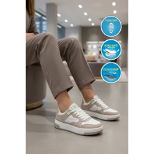 United Colors Of Benetton Beyaz Gri Hafızalı Taban Unisex Spor Ayakkabı BNI-11509 G