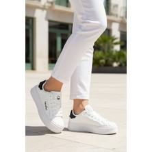 United Colors Of Benetton Beyaz Bağcıklı Unisex Spor Ayakkabı BNI-12152 G