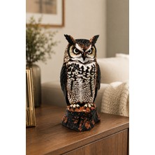 My Craft 3D MYCRAFT3D Dekoratif Baykuş Biblosu Özel Tasarım Masa Raf Konsol Süsü Hediyelik Figür