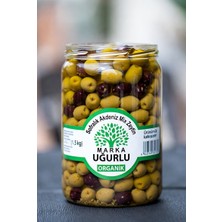 Uğurlu Organik Sofralık Akdeniz Mix Zeytin (1,5 Kg)