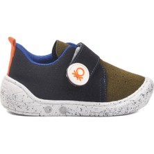 United Colors Of Benetton Lacivert Cırtlı Hafif Esnek Bebek Ayakkabı BN-32110 B