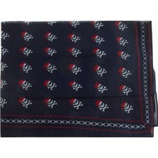 İlkyaz Fashion Kuru Kafa Desenli Bandana 50*50