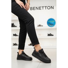 United Colors Of Benetton Siyah Memory Foam Kadın Spor Ayakkabı BNI-11201 G