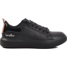United Colors Of Benetton Siyah Memory Foam Kadın Spor Ayakkabı BNI-11166 G