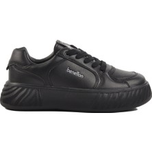 United Colors Of Benetton Siyah Memory Foam Kadın Spor Ayakkabı BNI-11038 G