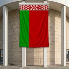 Punto Dizayn Belarus Bayrağı 140GR Premium Raşel Kumaş 200X300 cm