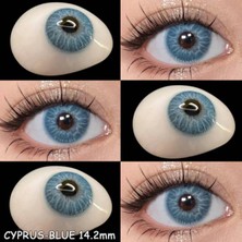 Rowenarose 1yıllık New Iris Blue Damarlıharesiz Gözlensi 12 Aykullanım Süreli