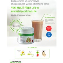 Herbalife Multi-Fiber Lifli ve Aromalı Içecek Tozu Elma 204 G