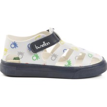United Colors Of Benetton Lacivert Cırtlı Kız Çocuk Sandalet BN-1410 P
