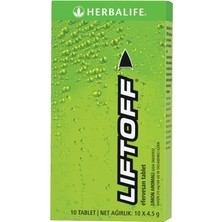 Herbalife Liftoff® Efervesan İçecek Limon Aromalı 10 Tablet Enerji Destekleyici İtalya Menşeli