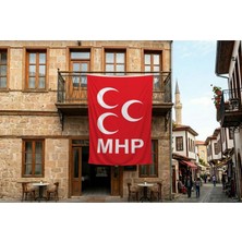 Punto Dizayn MHP Bayrağı 140gr Premium Raşel Kumaş 300x450cm
