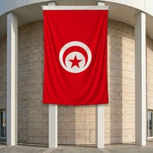 Punto Dizayn Tunus Bayrağı 140gr Premium Raşel Kumaş 200x300 cm