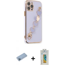 İlk El Grup Pilelistore™ iPhone 12 Pro Kılıf Nova Işık Prime - Siyah Polymer Nano Ekran Koruyucu + Shine Kamera Lens Koruma Cam - Mı