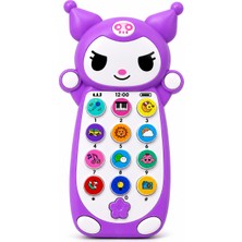 Duman Oyuncak 💜 Kuromi Temalı Müzikli Eğitici Oyuncak Telefon – Mor