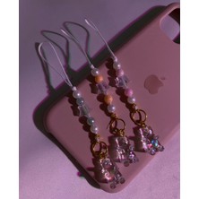 Tatlış Dükkan 3 Adet - Haribo Ayıcık Konseptli El Yapımı Epoksi Telefon Charmı / Telefon Süsü