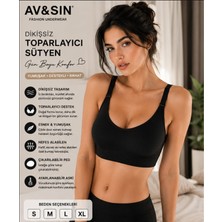 Av&sın 032 Nixcon Premium Dikişsiz Pedli Toparlayıcı Sütyen