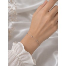 Adata Jewelry Dorika Altın Kaplama Zincir Bileklik Gold/gümüş Renk