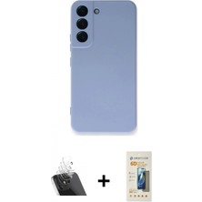 İlk El Grup Pilelistore™ Galaxy S23 Plus Kılıf Ahenk Serisi - Siyah 6d Mat Seramik Hayalet Nano Ekran Koruyucu + Kamera Lens Koruma Cam - Sf