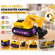 Duman Oyuncak Mini Işıklı ve Müzikli Ekskavatör Oyuncak