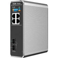 Ruijie Ruıjıe Reyee RG-NIS2100-4GT2SFP-HP  4 Port  Gigabit Poe, 120W,  2port Sfp, Endüstriyel Switch