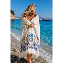 Fabera Home Bambu Müslin Peştemal %100 Organik Pamuk Plaj Havlusu Hamam Sauna Deniz Havlusu